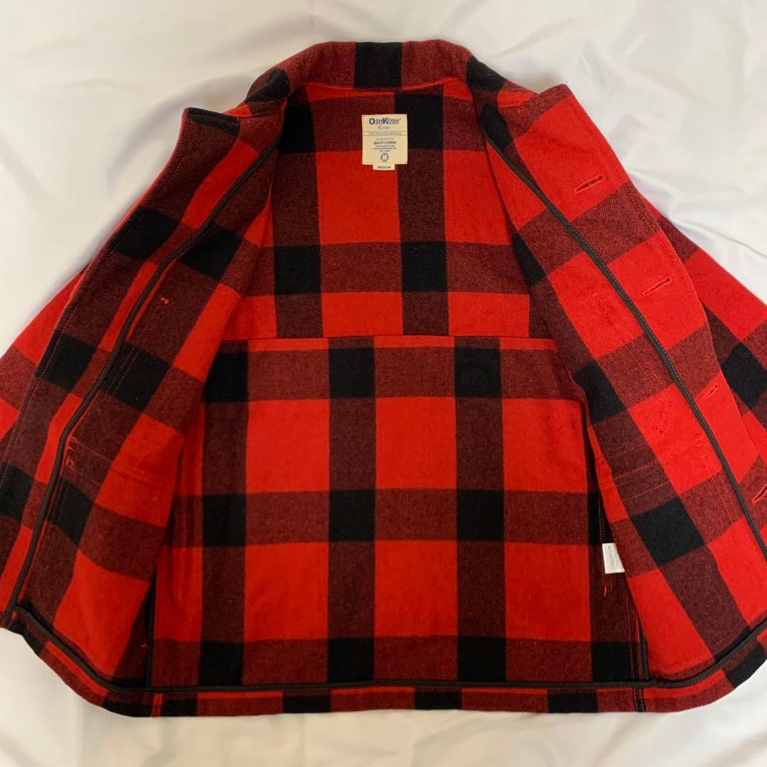 オシュコシュ　マッキーノクルーザー　赤×黒　タータンチェック　アーカイブ