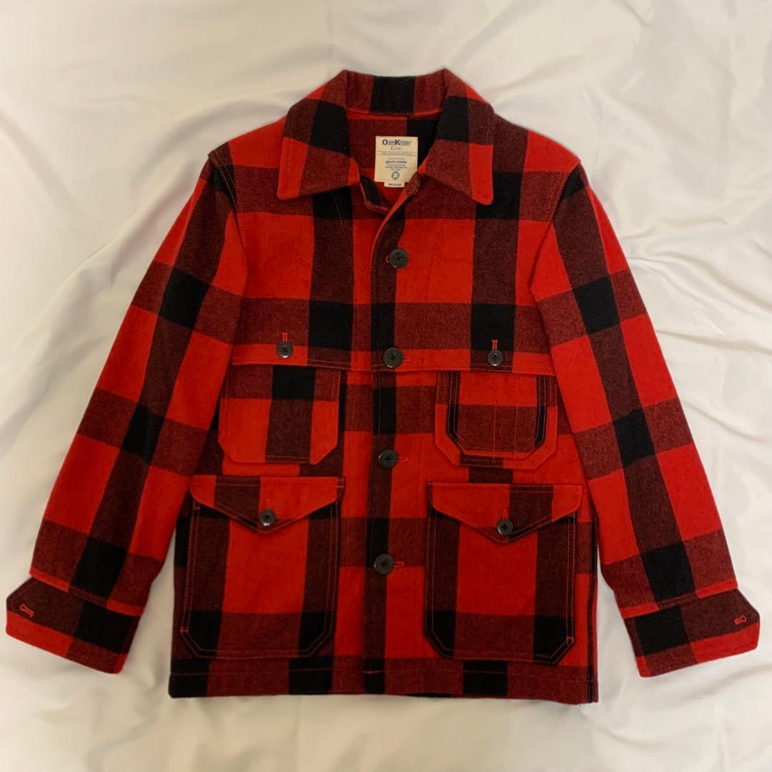 オシュコシュ　マッキーノクルーザー　赤×黒　タータンチェック　アーカイブ
