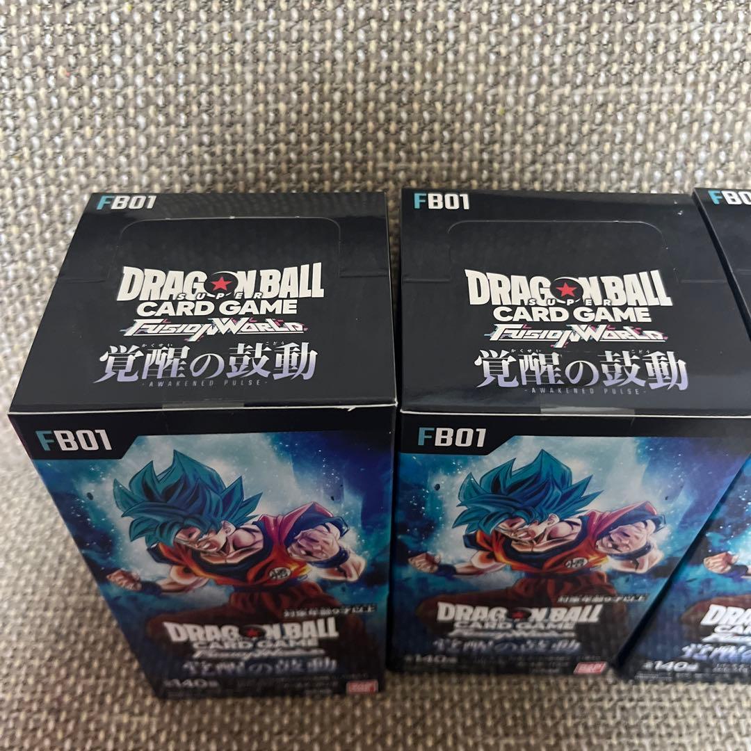 ドラゴンボールカード フュージョンワールド 4box