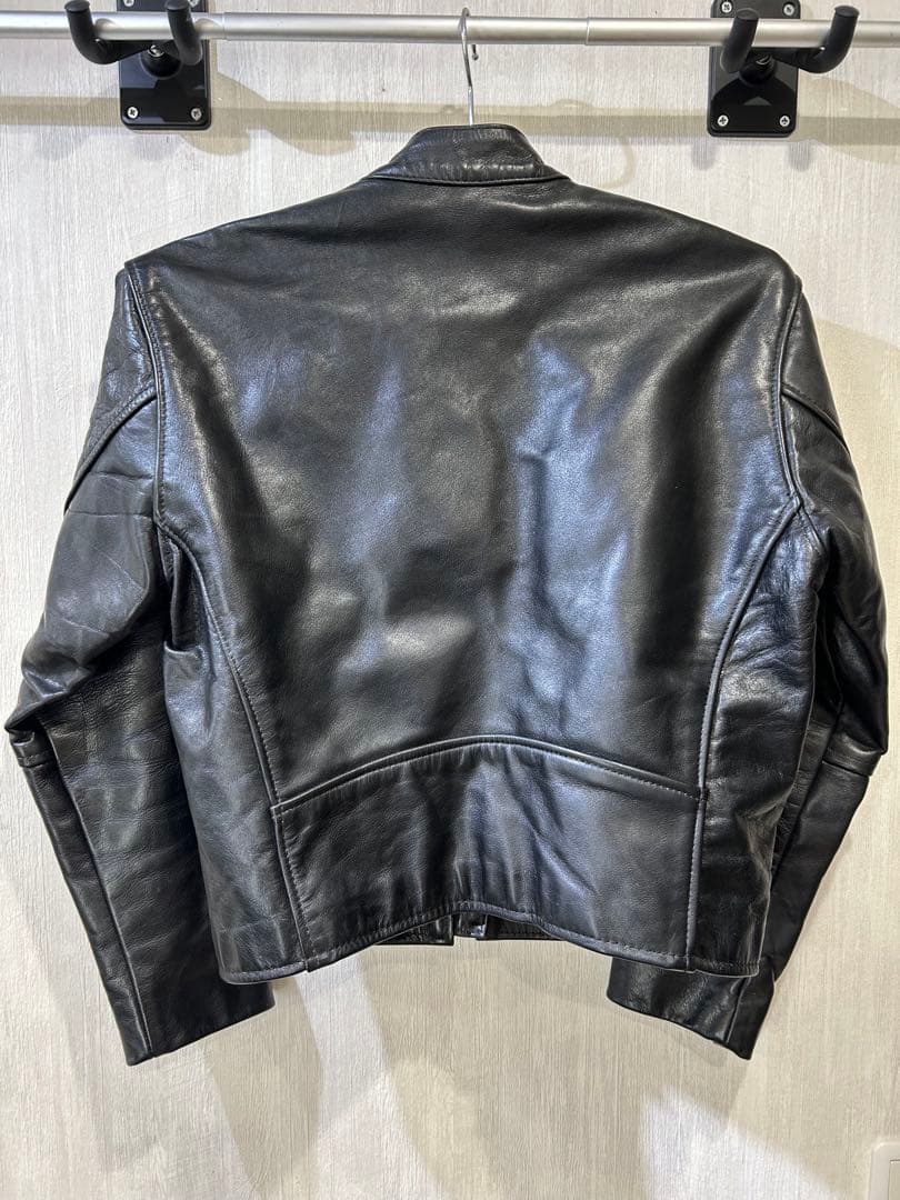 Vansonブラック レザー シングルライダース　 コメットCOMETサイズ38