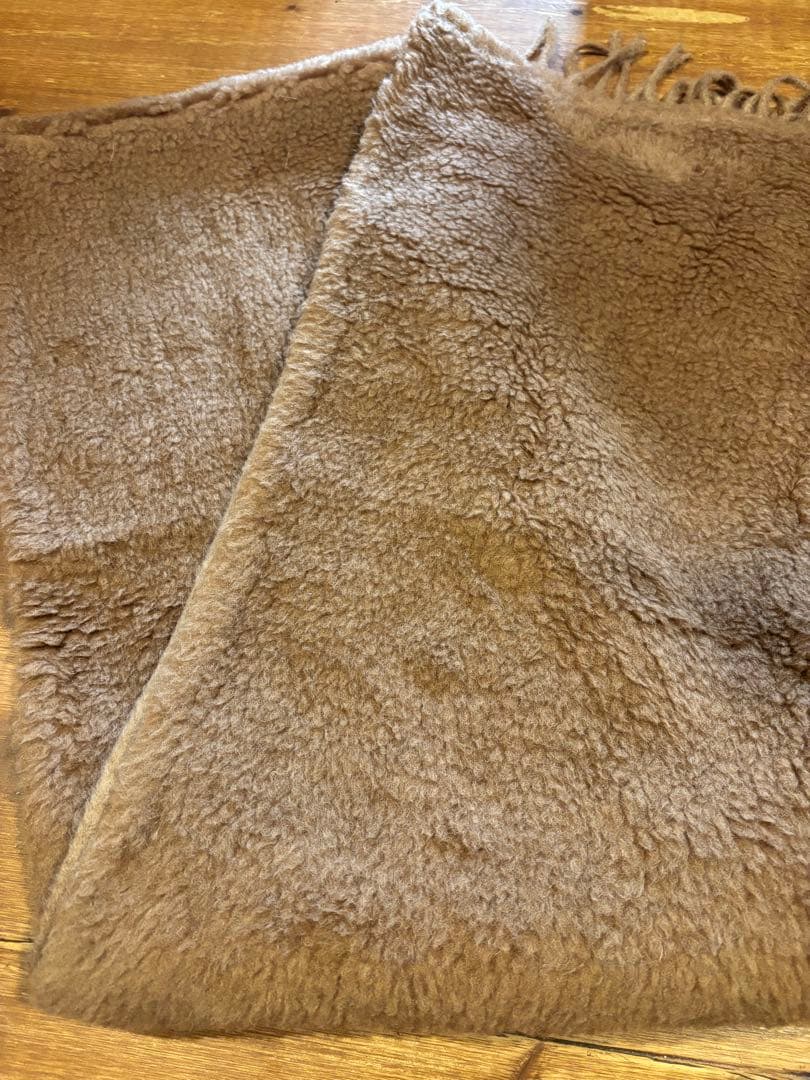 MAX MARA☆テディベアストールマフラー(キャメル)