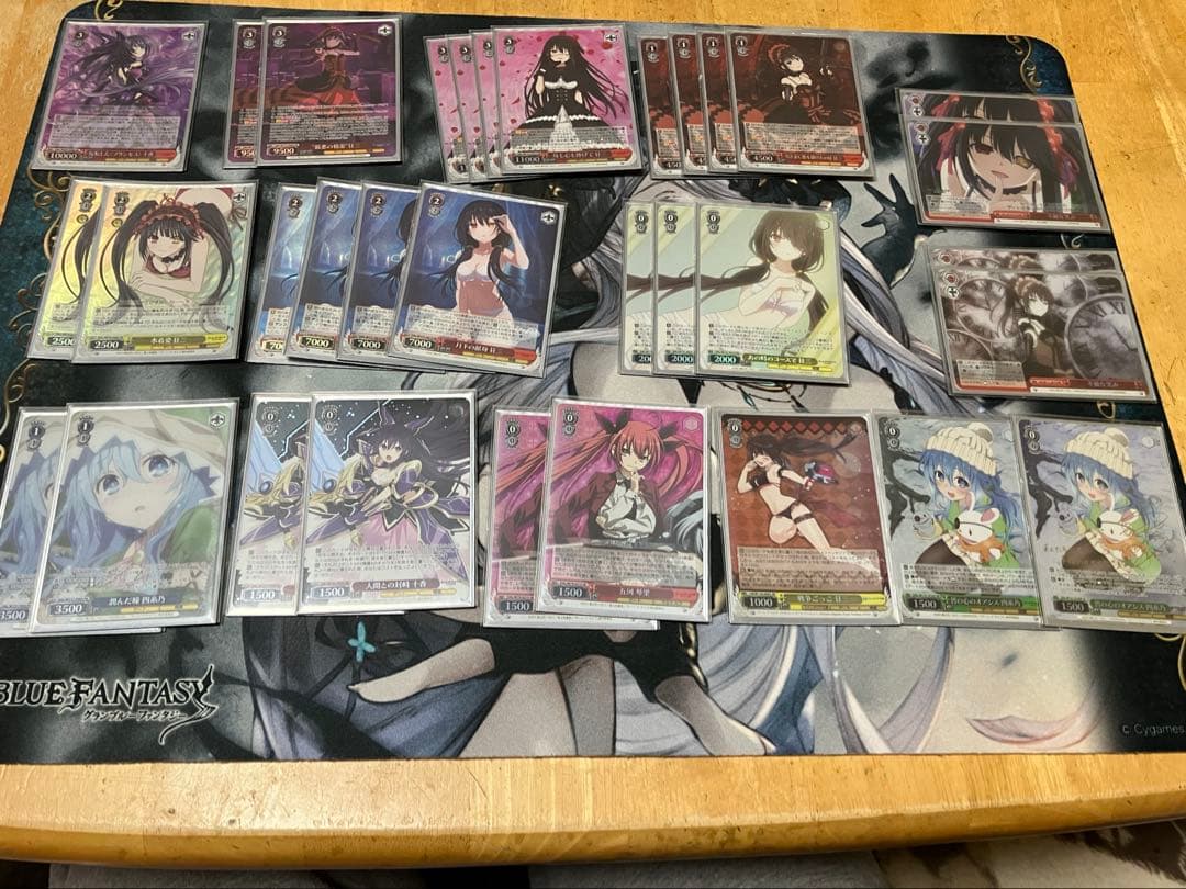 ジ*ア様 ヴァイスシュヴァルツ　デートアライブ　8電源　ほぼフルSR パーツ付き