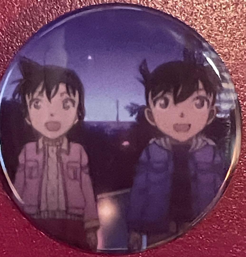 名探偵コナン 缶バッジ 毛利蘭 工藤新一 幼少期 特典