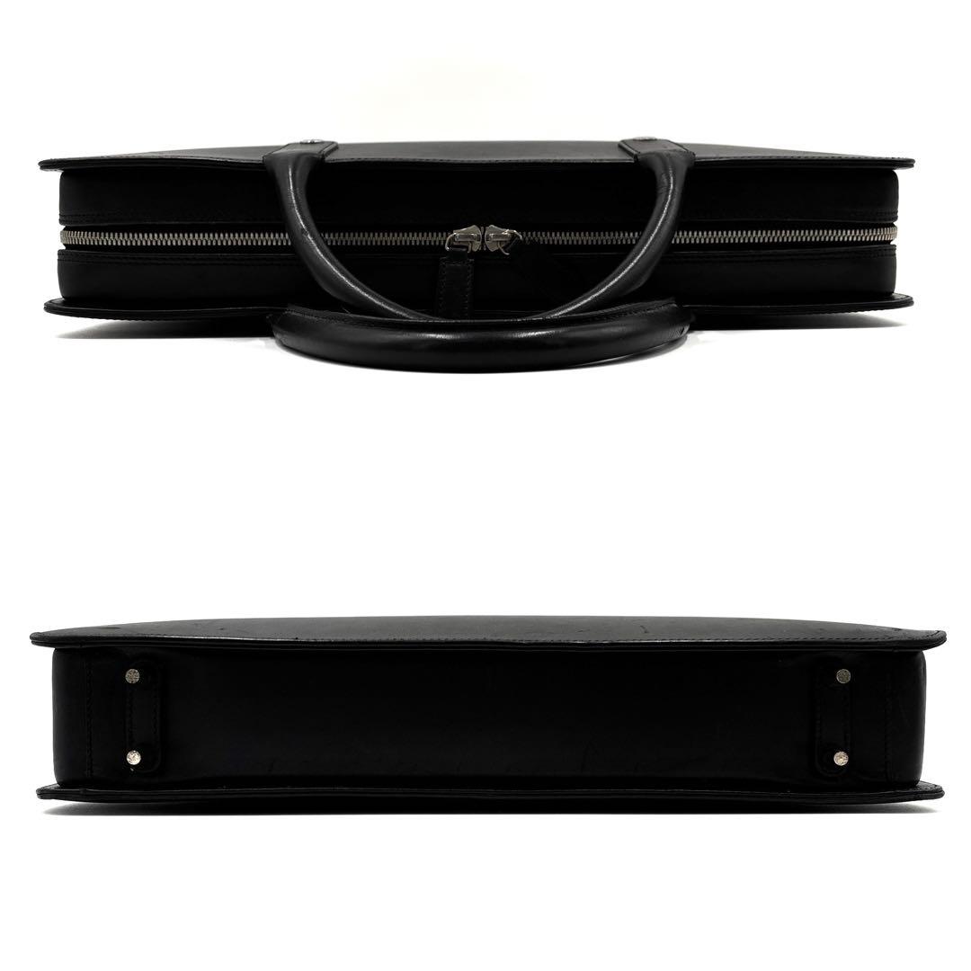 美品 ダンヒル センチュリーマン ビジネスバッグ ブリーフケース レザー 黒