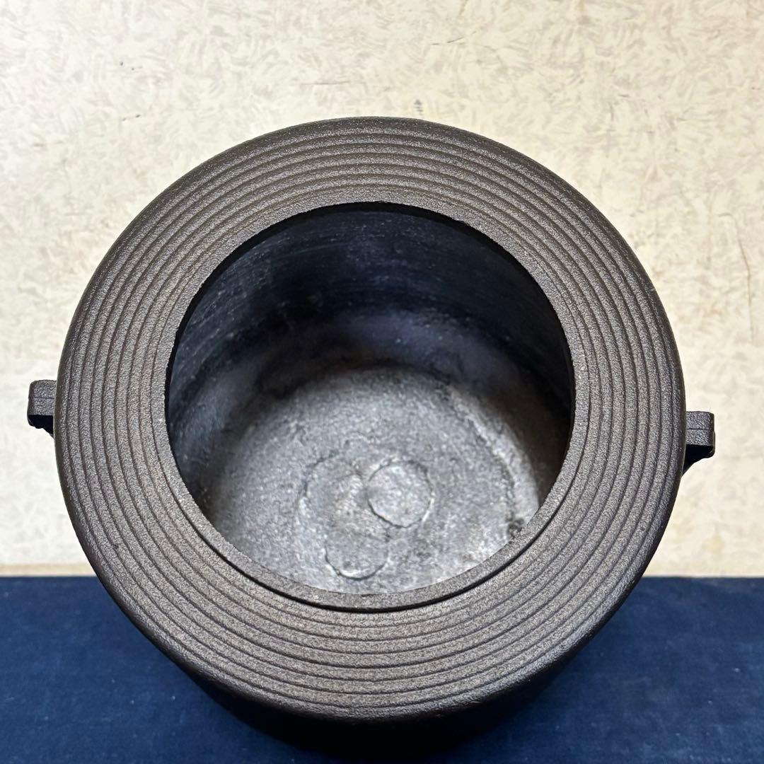 未使用 風炉 電熱器 茶釜 野々田製面取風炉 志きの糸目筒釜 敷板 茶道具