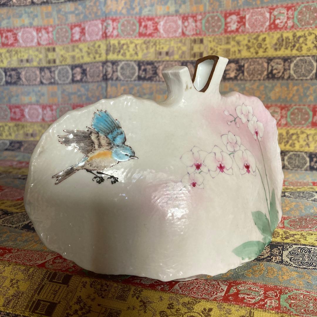 //ふたご座// 中村陶志人 九谷焼扁壷 一輪挿し2点セット