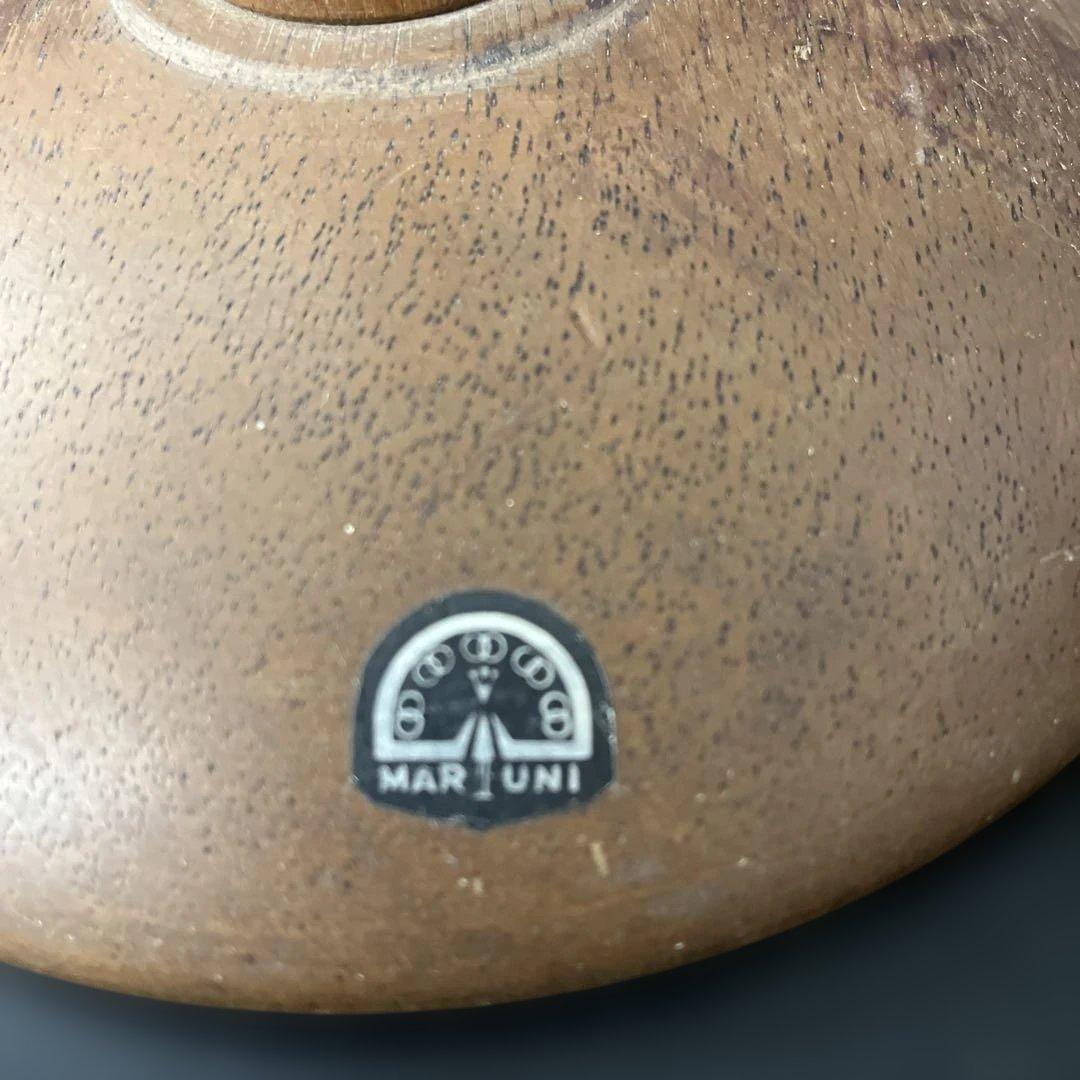 オールドマルニ MARUNI マルニ木工 木製灰皿スタンド ヴィンテージ　古道具