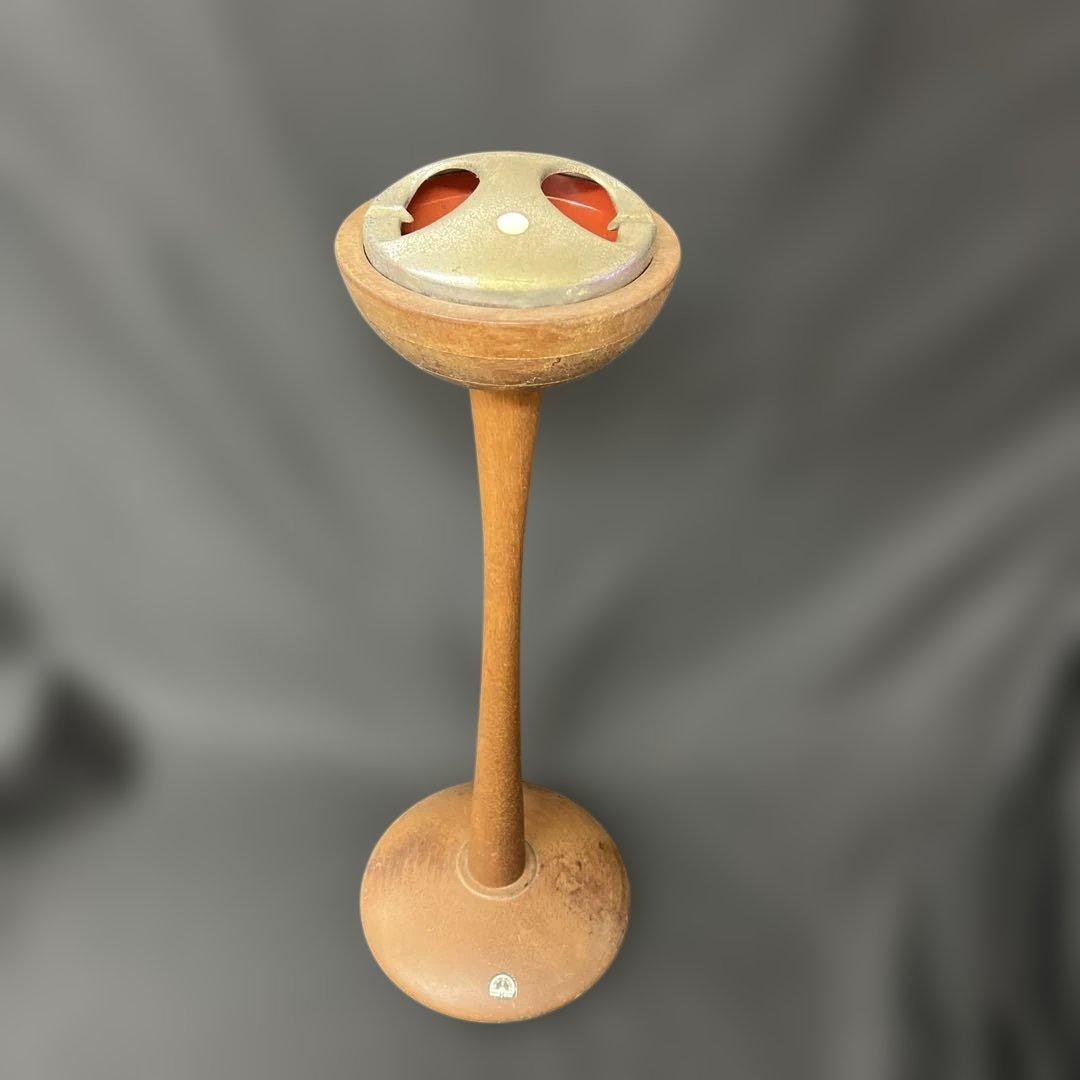 オールドマルニ MARUNI マルニ木工 木製灰皿スタンド ヴィンテージ　古道具