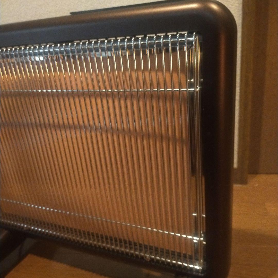 サンルミエ 遠赤外線暖房器 E800L-TM 茶 ブラウン タイマー 800W