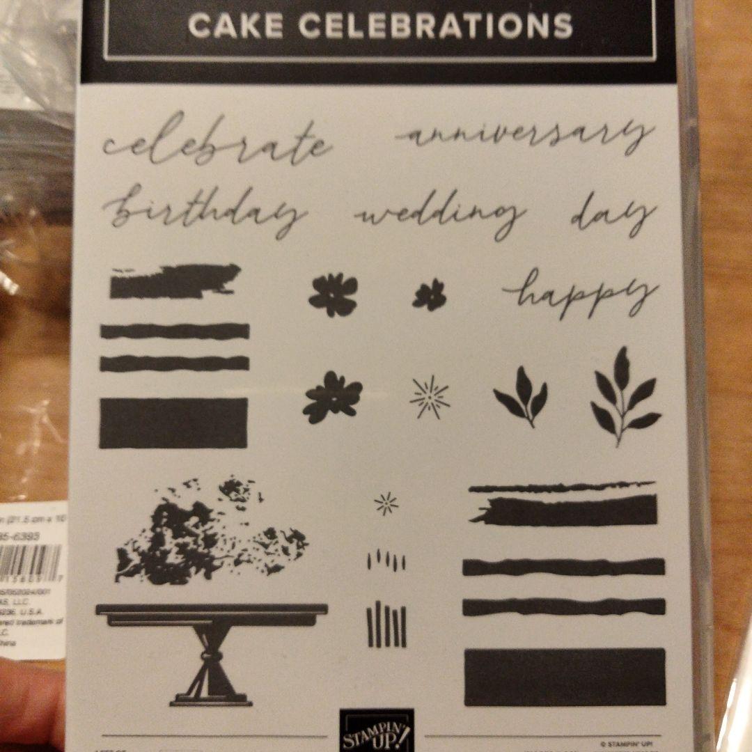 未使用♡ Cake Celebrationsスタンプとダイセットスタンピンアップ