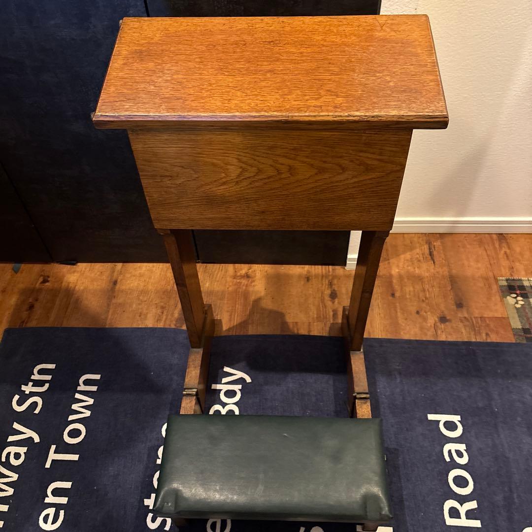 アンティーク　教会　祈祷台　イギリス