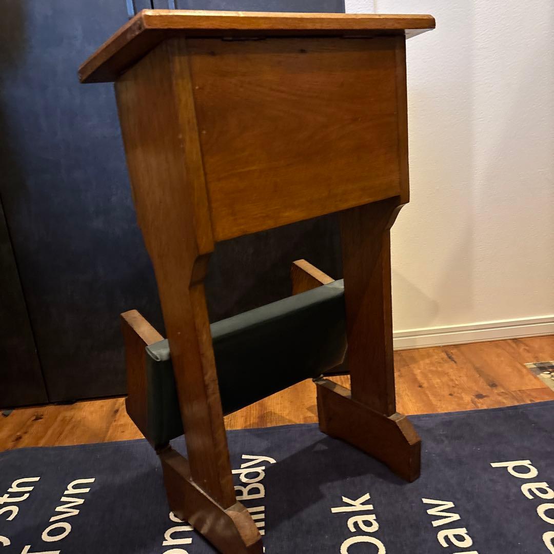 アンティーク　教会　祈祷台　イギリス