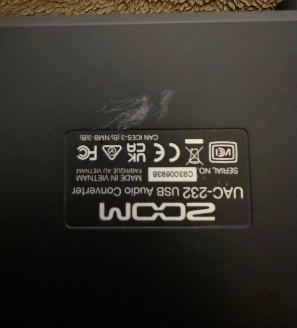 ZOOM UAC-232 USBオーディオインターフェース