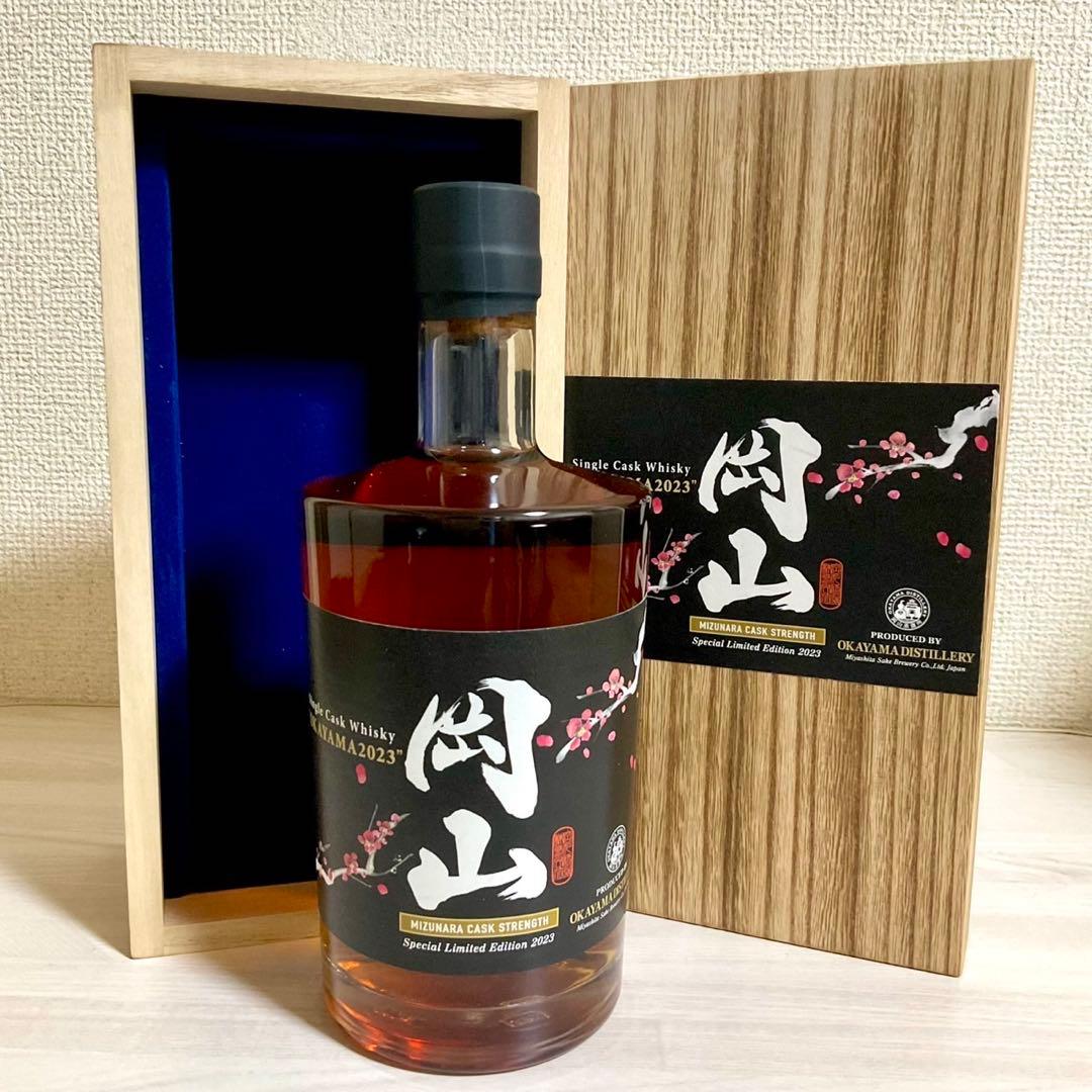 【限定115本】岡山 ミズナラ カスクストレングス 60％ 700ml 未開栓