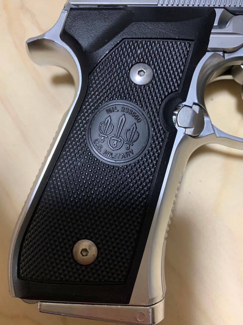 廃盤 東京マルイM9A1クロームステンレス　ガスブローバック