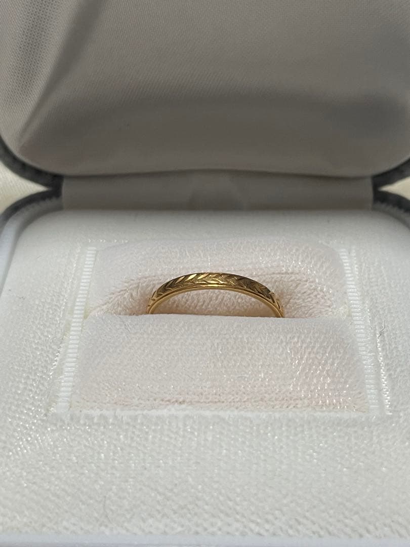 22K 純金 ゴールドリング 約13号 指輪 地金 資産用