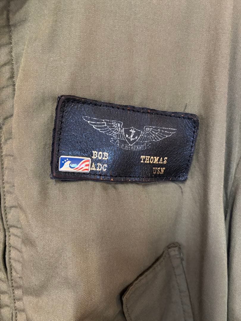 US ARMY フライトジャケット M-R ヴィンテージ ヘリクルー