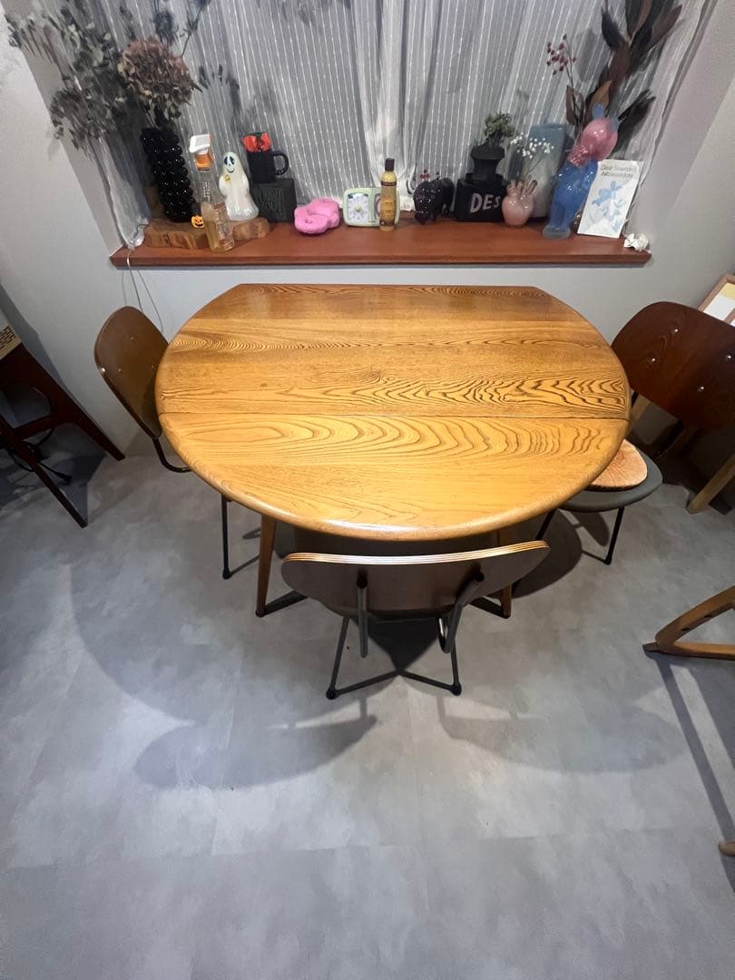 たたみさん専用ERCOL(アーコール) ヴィンテージ バタフライテーブル机