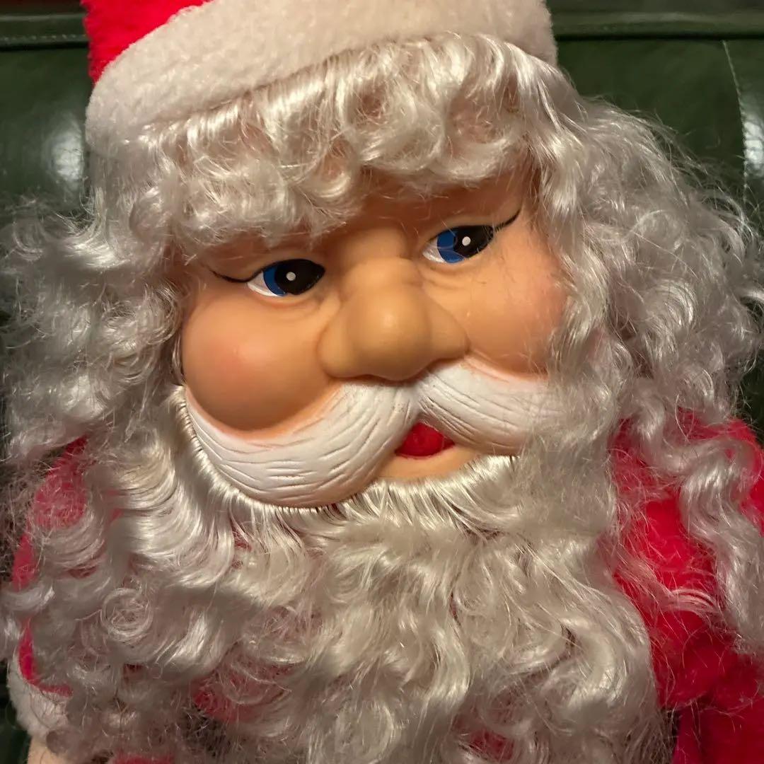 一点物 70's サンタクロース ラバーフェイスドール クリスマス ヴィンテージ