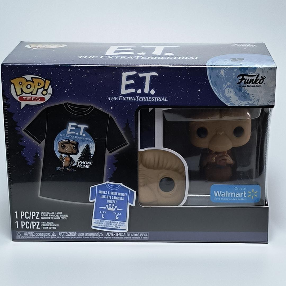 希少【新品未使用】Funko POP!&Tee E.T. Tシャツ＆フィギュア