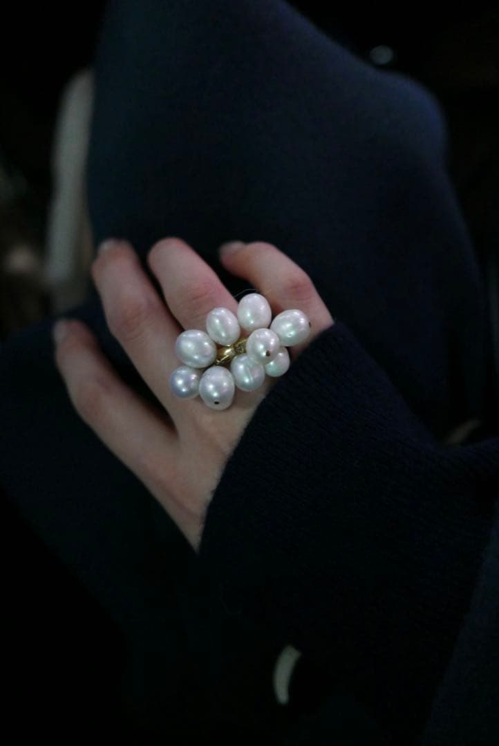 お値下げ⭐︎【JIL SANDER】バロックパールリング