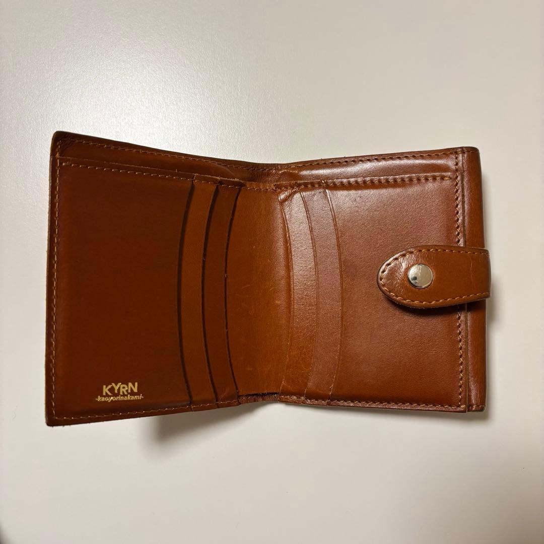 kaoyorinakami 二つ折り財布　ブラウン