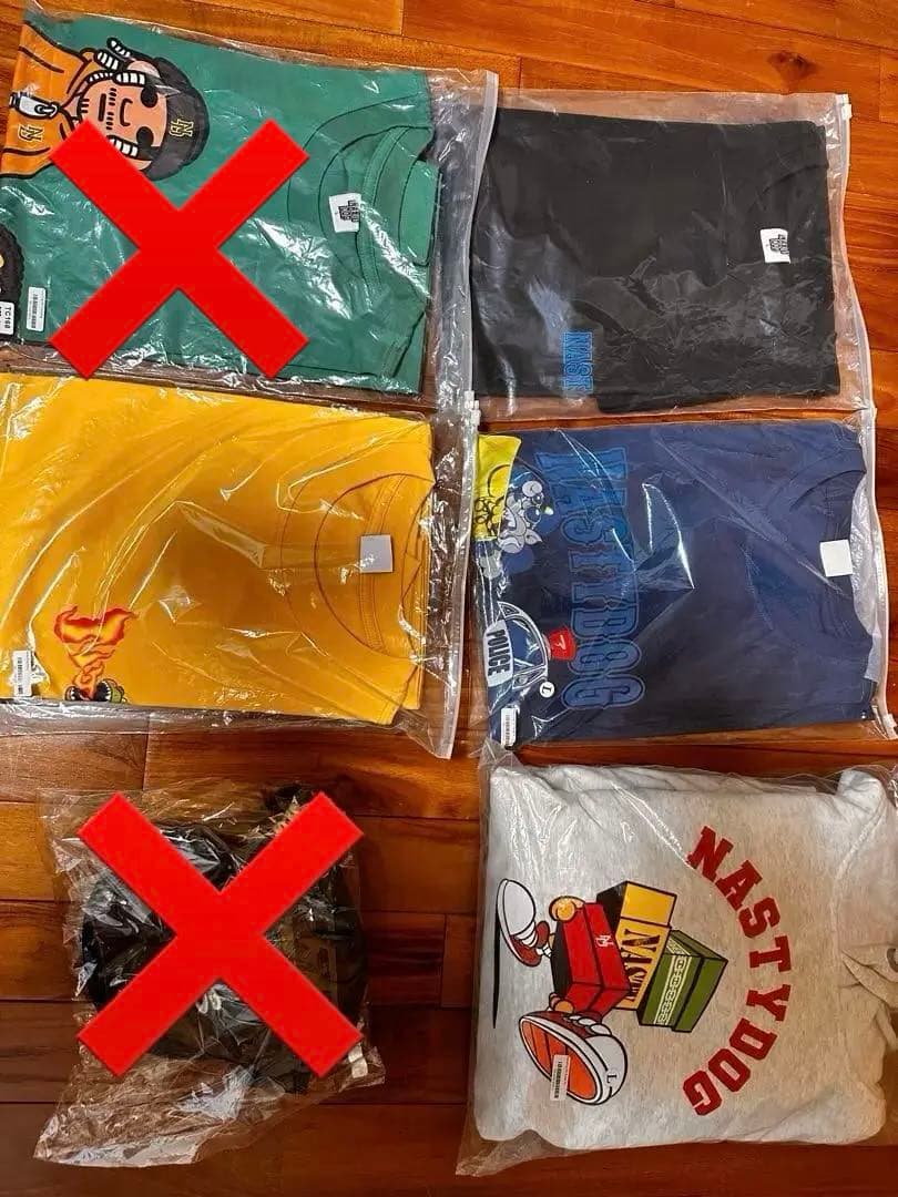 NASTYDOG サマーラッキーバッグ Tシャツ 5枚セット