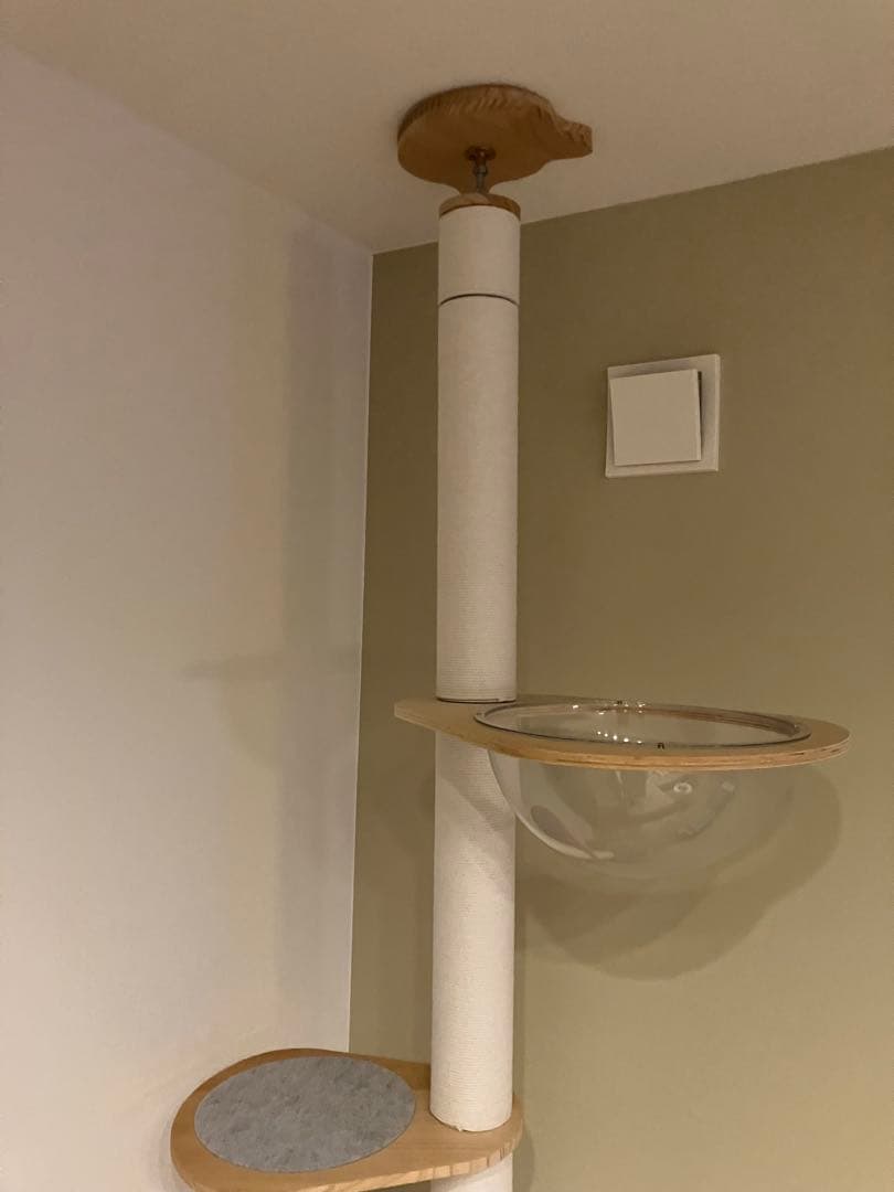 突っ張り型キャットタワー 3段