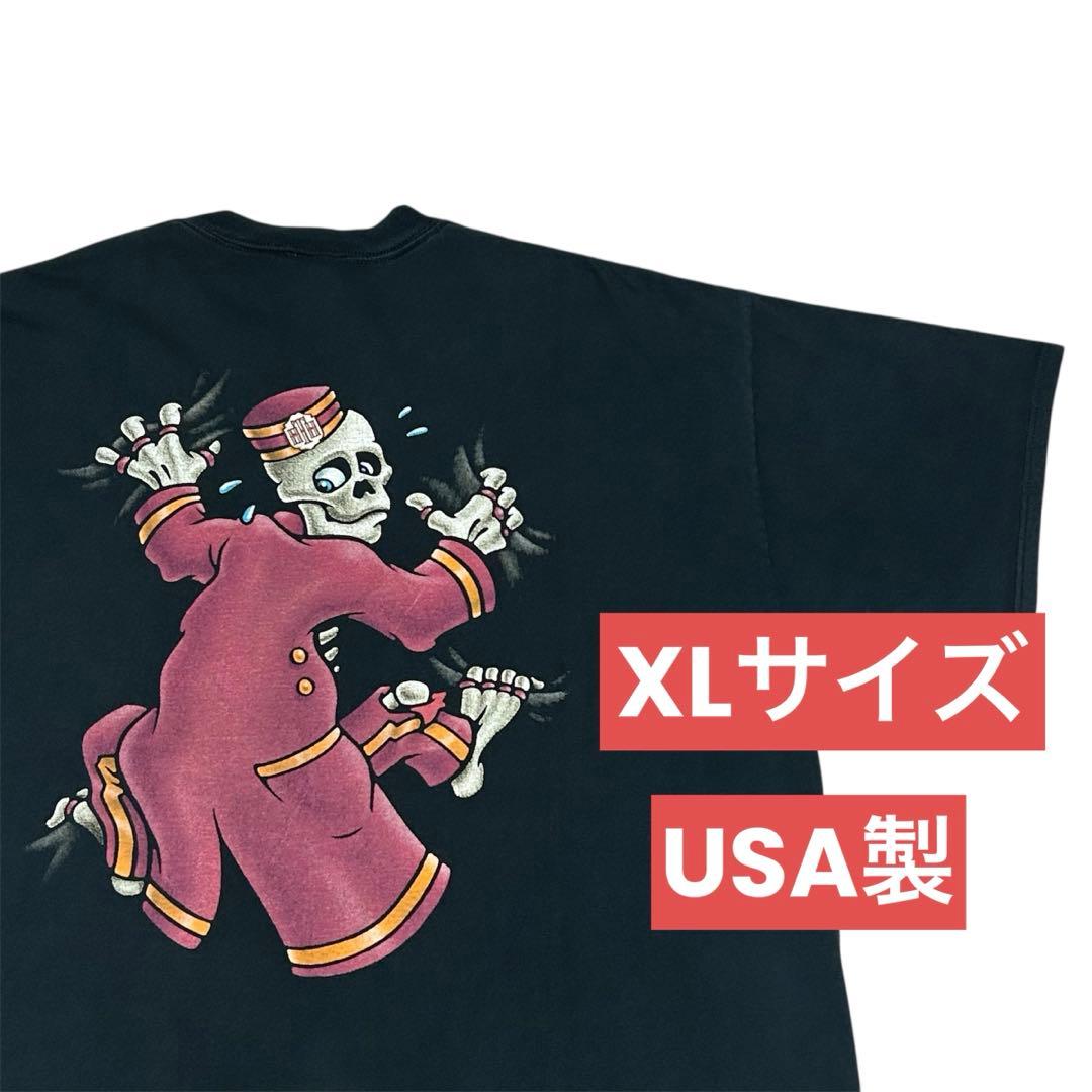 【XLサイズ】ディズニー　タワーオブテラー　ガイコツ　Tシャツ　ビンテージ