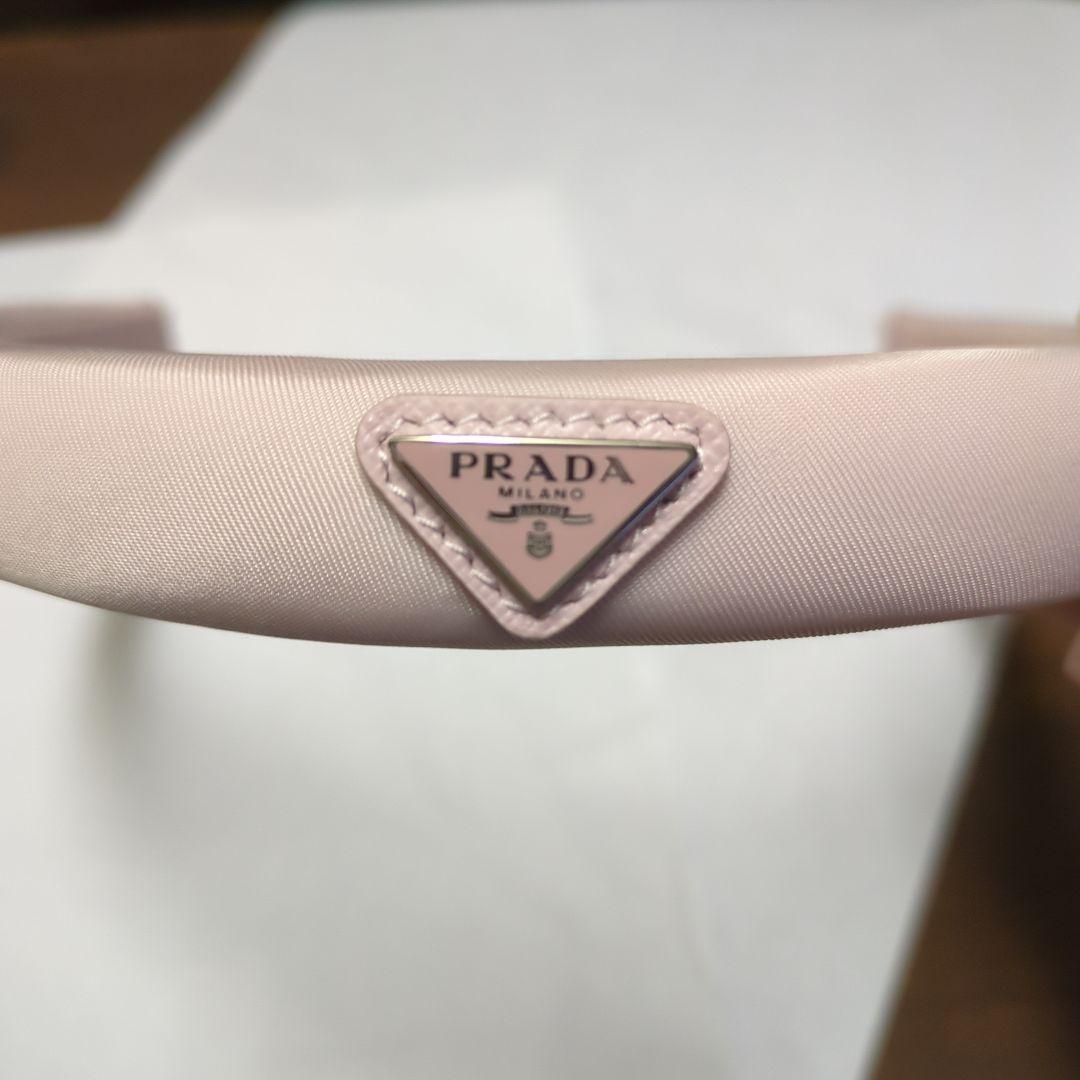 PRADA ピンク ヘアバンド