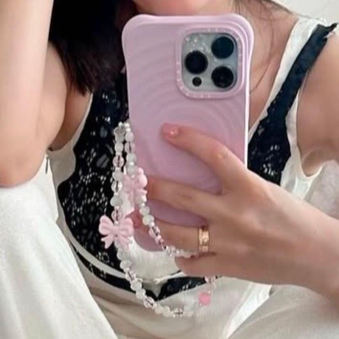 【正規品】 ストリングティング　プリンセス ピンク リボン ストラップ