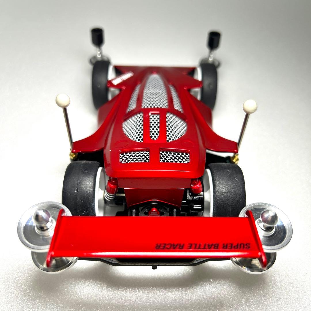 ミニ四駆　ビッグバンゴースト　タミヤ　完成品　肉抜　キャンディ　塗装　スーパー1