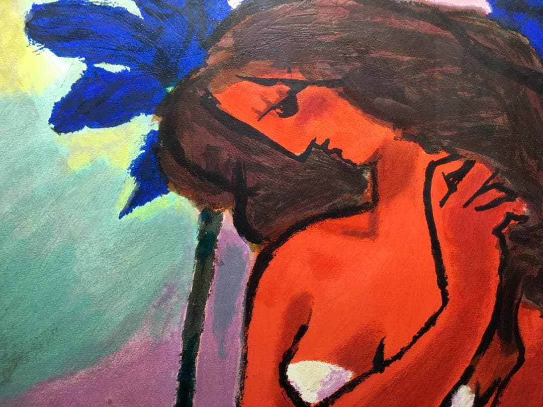 【真作】Michael Leu　マイケル・ルー　シルクスクリーン　直筆サイン