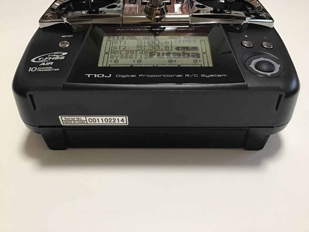 美品　フタバ　T10J プロポ　ヘリ用　モード1 取説　箱　充電池付