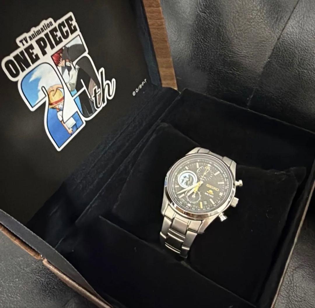 SEIKO × ONE PIECE 25周年記念 クロノグラフ 腕時計 限定