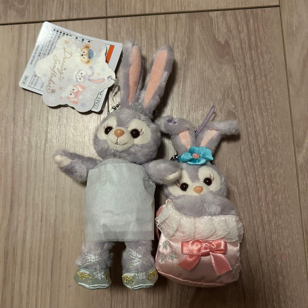 ステラルー ダンシングスノーフレークス　ぬいぐるみバッジ ぬいぐるみチャーム