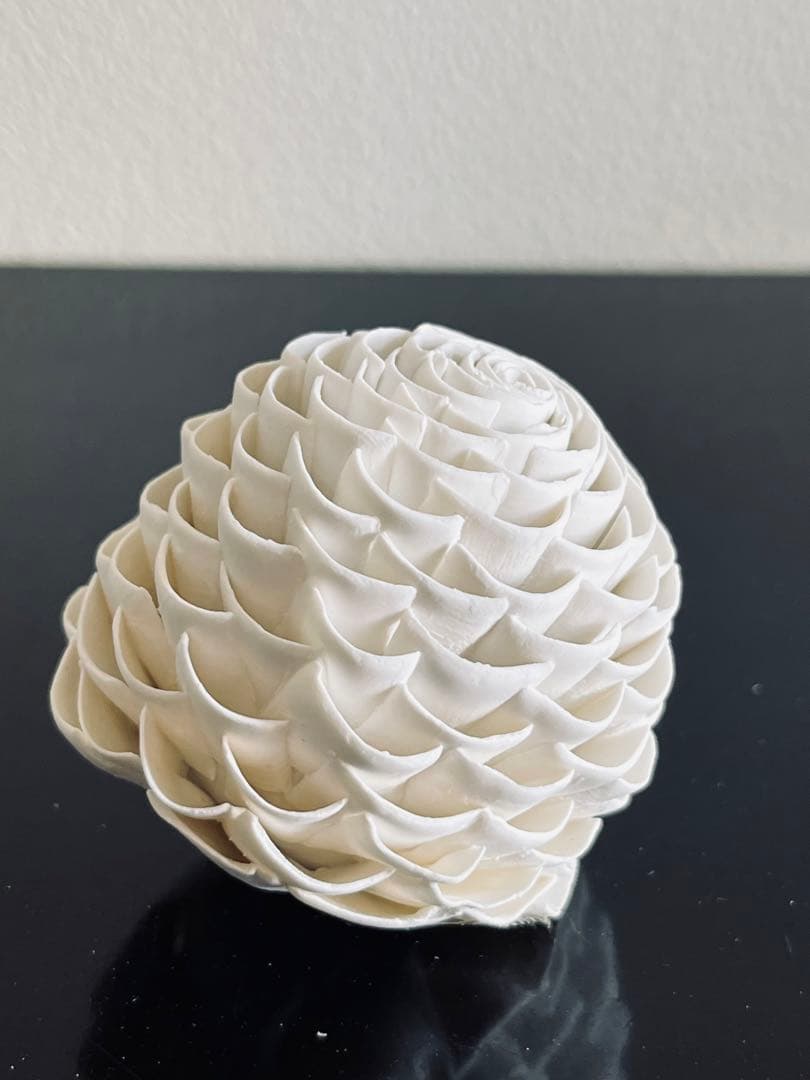 山元規子　オブジェ　陶ー卵殻ー（S）見立て　茶室飾　茶道　インテリア　アート