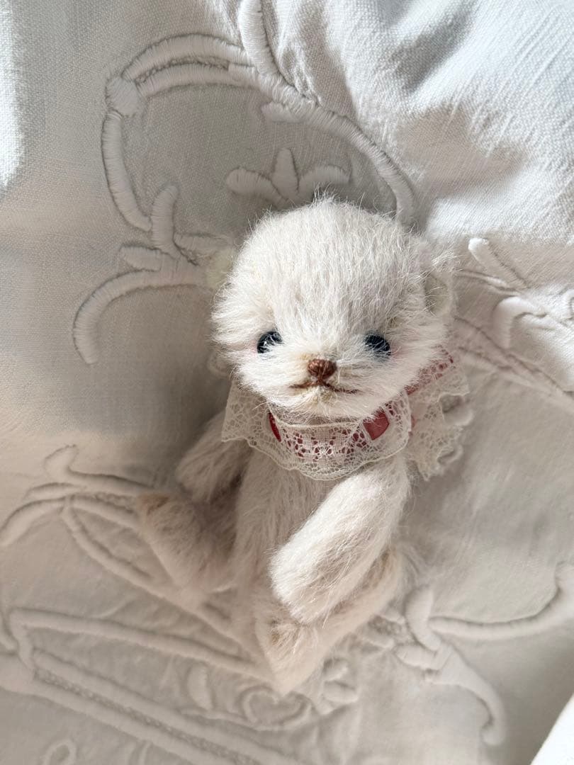 ぽ*る様 テディベア　作家様　にっこり笑顔の小さい子　ベア　クマ　くま　ぬいぐる