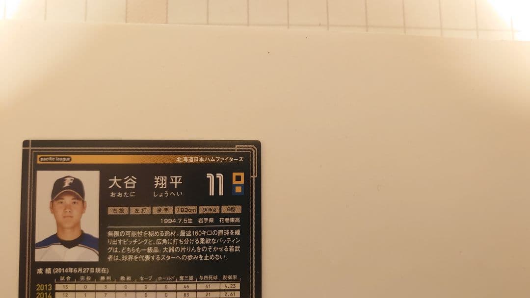 オーナーズリーグ2014 大谷翔平 SUPER STAR