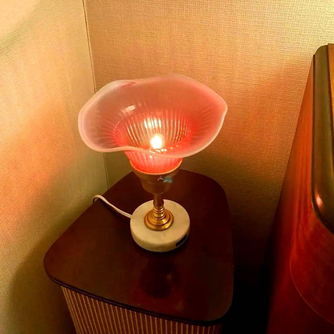 アーリーフェントン　1910年　ランプシェード　アンティーク　オパールセント