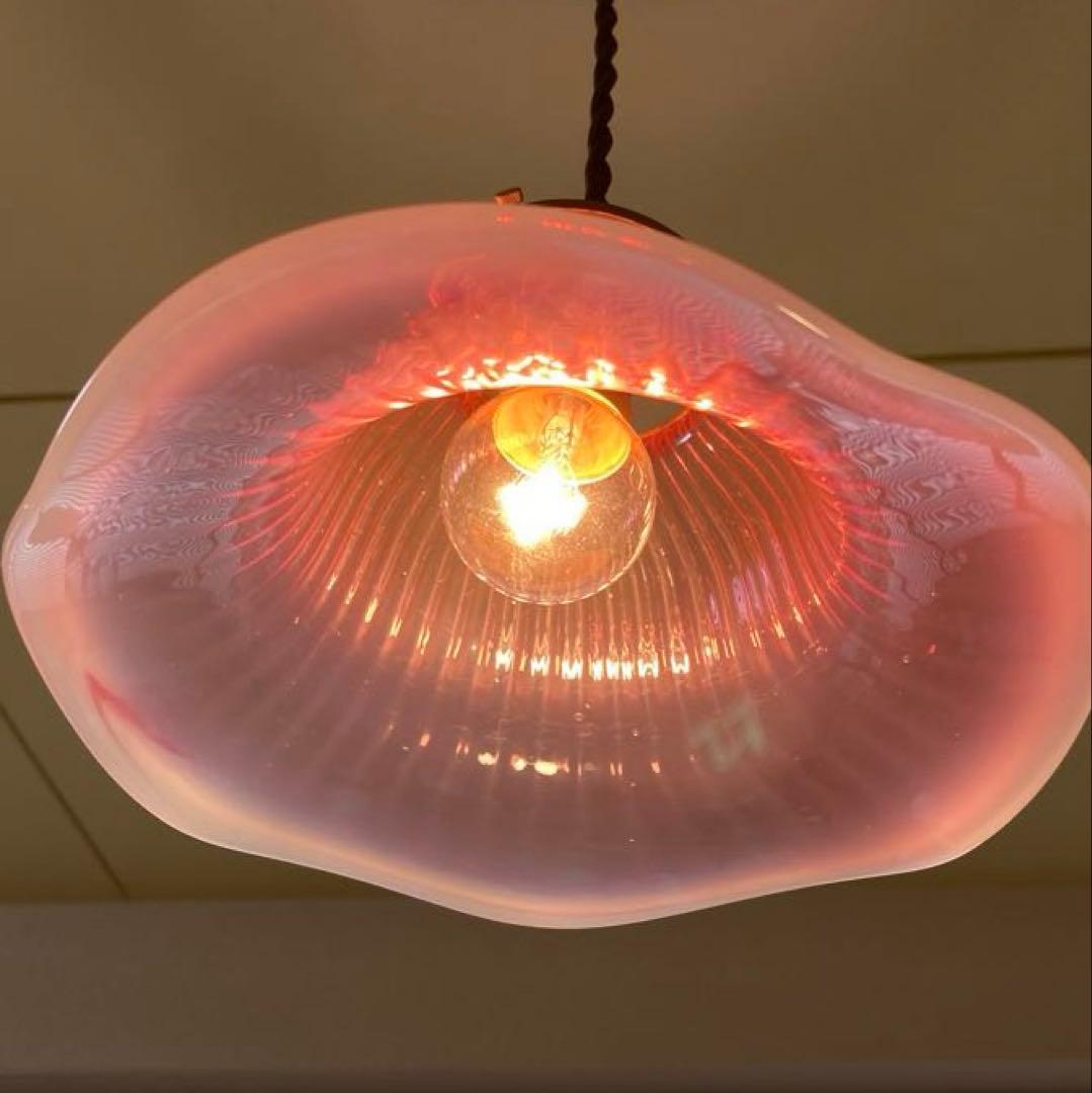 アーリーフェントン　1910年　ランプシェード　アンティーク　オパールセント