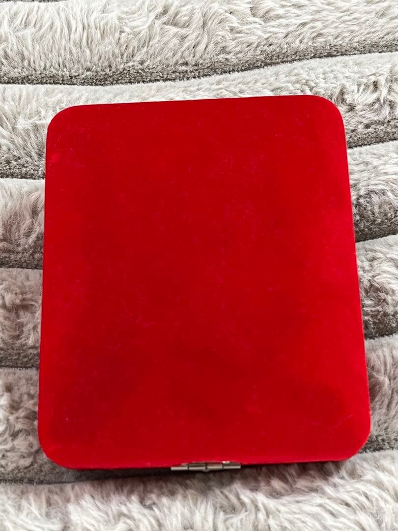 逓信局創業120年記念 メダル（LOVE）松永真　赤ケース・外箱・説明紙付き