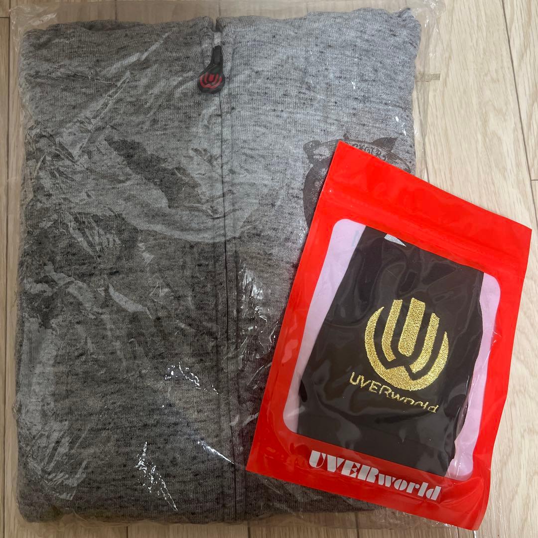 UVERworld グローブ 男祭り日産スタジアム＋ライブパーカーセット／未使用