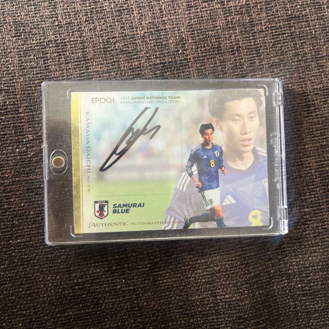 サイン入り　鎌田カード