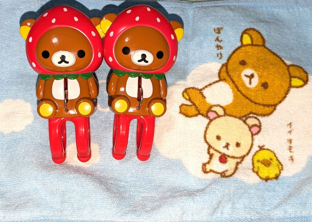 ♡激レア♡リラックマ♡ダイカット♡洗濯バサミ ７個♡超激レア＆おすすめ商品♡