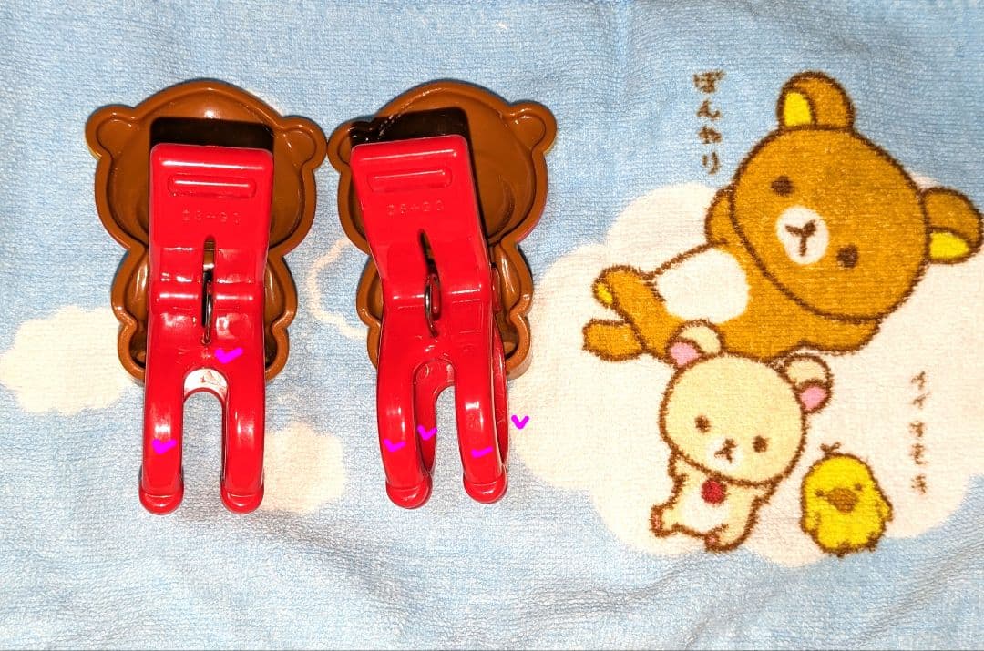 ♡激レア♡リラックマ♡ダイカット♡洗濯バサミ ７個♡超激レア＆おすすめ商品♡