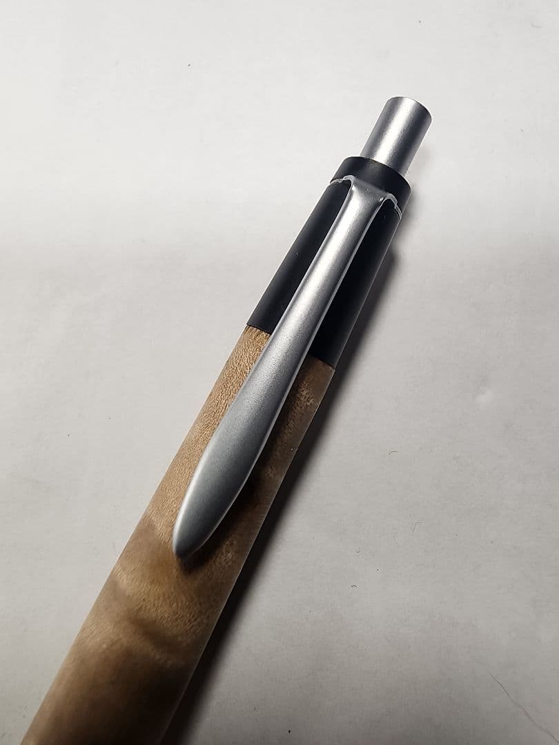 【訳有り】野原工芸？ボナンペン？　杢軸 マーブルウッド　ボールペン