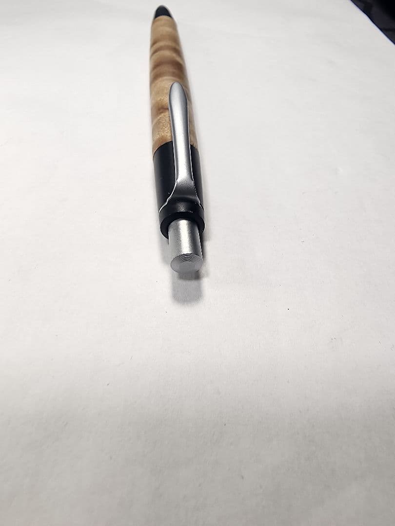 【訳有り】野原工芸？ボナンペン？　杢軸 マーブルウッド　ボールペン