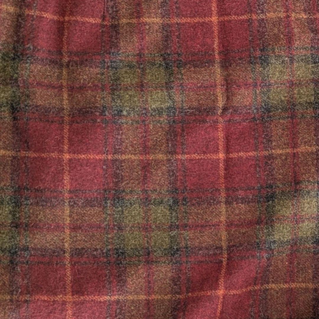 【新品タグ付】マドモアゼルノンノン チェック ウール スカート チェック