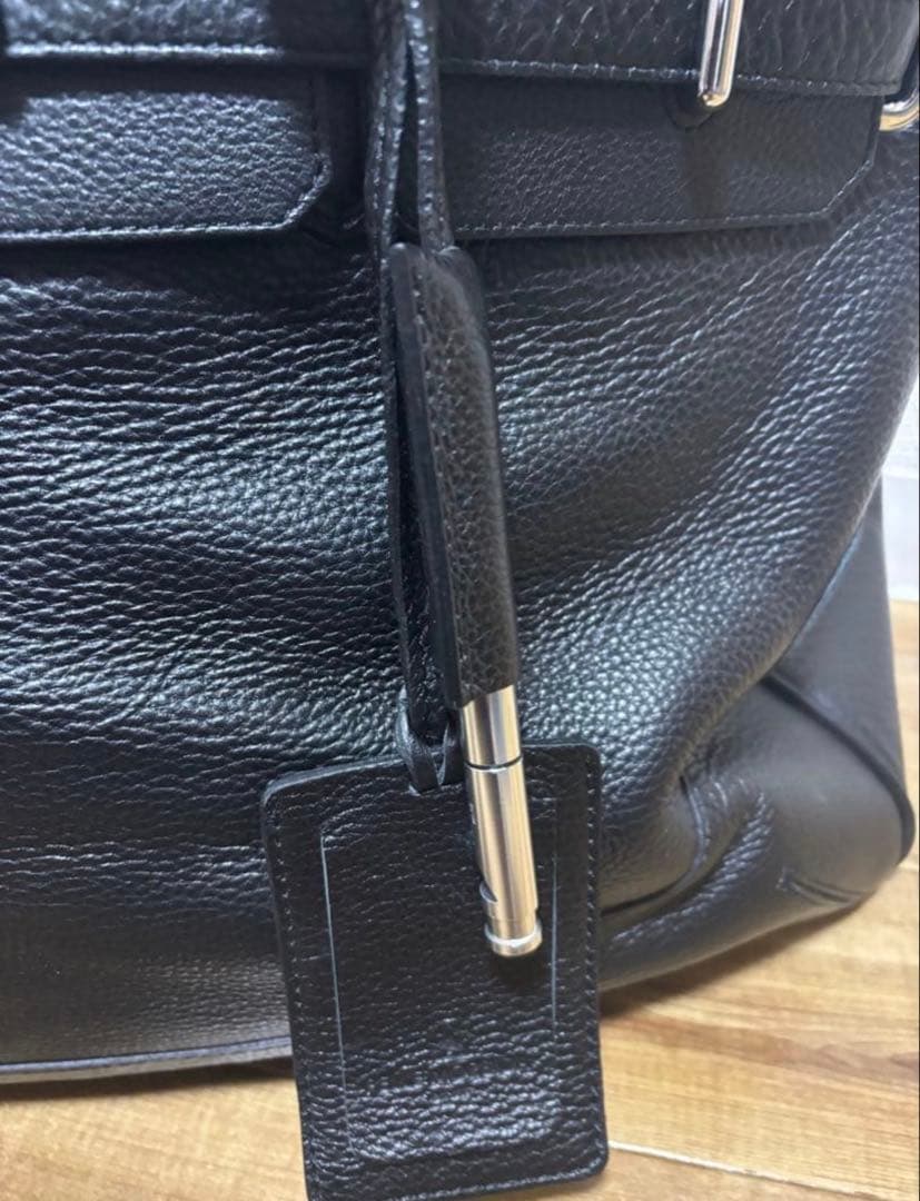 ペッレモルビダ メイデンヴォヤージュ フラップボストンバッグ 黒　Lサイズ